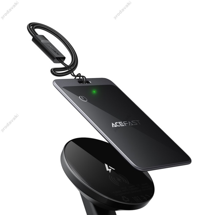 Пошуковий трекер ACEFAST S3 metal card positioning device single Metal Grey